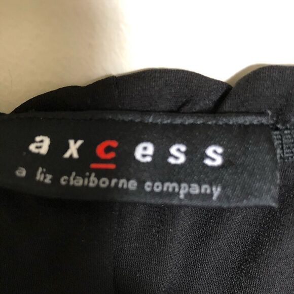 Axcess Black/White Geometric Print Midi Dress Size Small - Picture 3 of 12